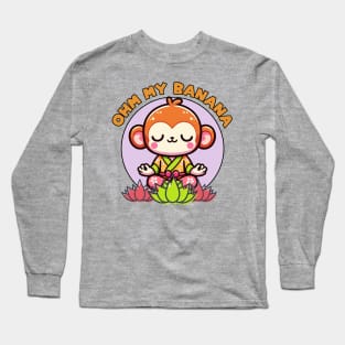 Monkey Yoga Instructor Long Sleeve T-Shirt